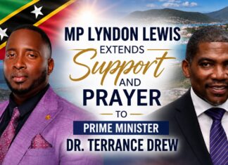 MP Lyndon Lewis, Extends Support and Prayer to Prime Minister Dr. Terrance Drew