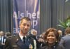 Minister Plenipotentiary Arrindell Attends Ceremonial Change of Command Royal Netherlands Marechaussee