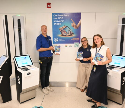 New Awareness Sign Installed at Princess Juliana International Airport by Nature Foundation
