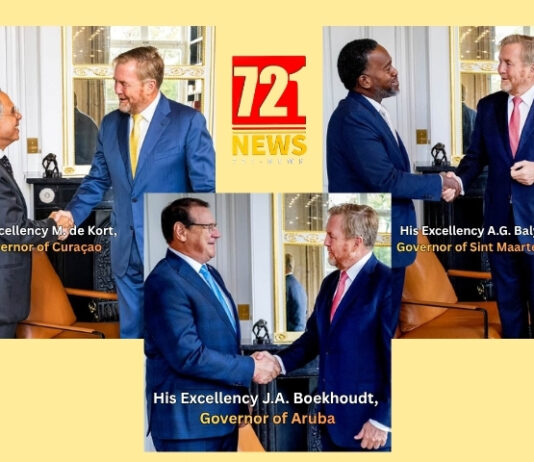 King receives Caribbean governors at Huis ten Bosch