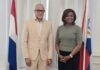 Minister Plenipotentiary Arrindell Receives Courtesy Visit from Walle Chairman of the Integrity Chamber Supervisory Council