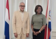 Minister Plenipotentiary Arrindell Receives Courtesy Visit from Walle Chairman of the Integrity Chamber Supervisory Council