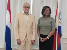 Minister Plenipotentiary Arrindell Receives Courtesy Visit from Walle Chairman of the Integrity Chamber Supervisory Council