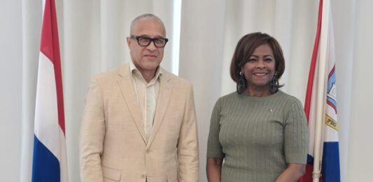 Minister Plenipotentiary Arrindell Receives Courtesy Visit from Walle Chairman of the Integrity Chamber Supervisory Council