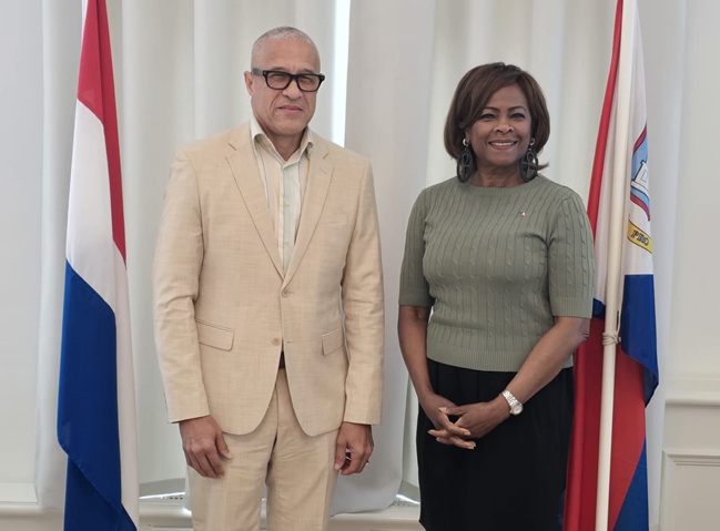 St. Maarten's Minister Plenipotentiary Meets Integrity Chamber Council Chair
