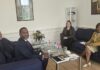 Minister Plenipotentiary Arrindell Meets with Governor Baly. Discuss EU Funding Opportunities & Ways to Address Brain Drain