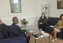 Minister Plenipotentiary Arrindell Meets with Governor Baly. Discuss EU Funding Opportunities & Ways to Address Brain Drain