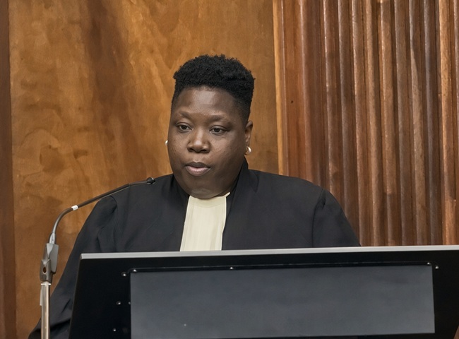 Zylene Bary, Dean of the Sint Maarten Bar Association