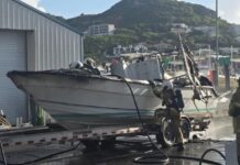 Explosion at boat yard on Wellsburg street in Cole Bay