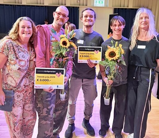 Perpetual Plastics and Freegan Food Foundation proud 2nd place winners of National Volunteer Awards in Netherlands