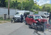 Traffic Accident on A.Th. Illidge Road