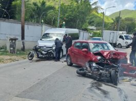 Traffic Accident on A.Th. Illidge Road