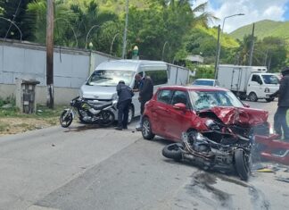 Traffic Accident on A.Th. Illidge Road