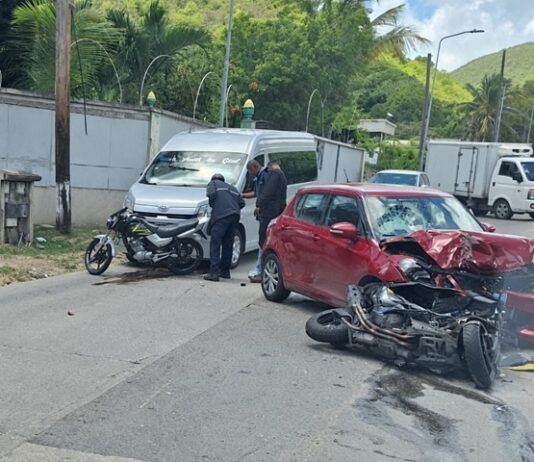 Traffic Accident on A.Th. Illidge Road