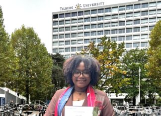 MP LYNDON LEWIS CONGRATULATES TERRYANNE TONDU ON HER ACADEMIC ACHIEVEMENTS