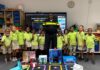 Community Officer Rexcarlos Courtar introduces himself to partners across Sint Eustatius