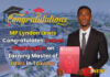 MP Lyndon Lewis Congratulates Denzel Washington on Earning Master of Laws in Tax Law