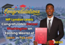 MP Lyndon Lewis Congratulates Denzel Washington on Earning Master of Laws in Tax Law