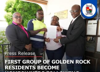 First Group of Golden Rock Residents Become Homeowners Following Years of Efforts