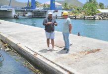 Immigration and Maritime services, temporarily relocated to ferry dock at PJIA during Simpson Bay dock refurbishment