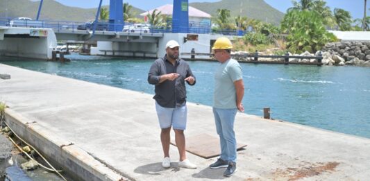 Immigration and Maritime services, temporarily relocated to ferry dock at PJIA during Simpson Bay dock refurbishment
