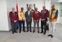 Lions District Governor Pays Courtesy Visit