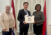 Minister Plenipotentiary Arrindell Meets Uruguay’s Ambassador and Explore Opportunities for wider Cooperation