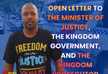OPEN LETTER TO THE MINISTER OF JUSTICE, THE KINGDOM GOVERNMENT, AND THE KINGDOM PROSECUTOR