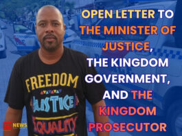 OPEN LETTER TO THE MINISTER OF JUSTICE, THE KINGDOM GOVERNMENT, AND THE KINGDOM PROSECUTOR